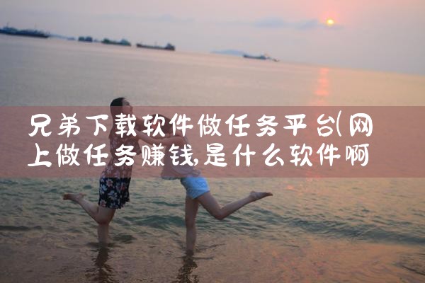 兄弟下载软件做任务平台|MR好色