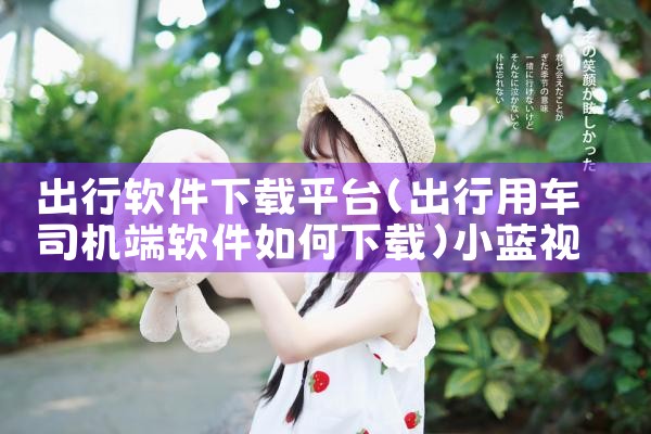 出行软件下载平台|小蓝视频