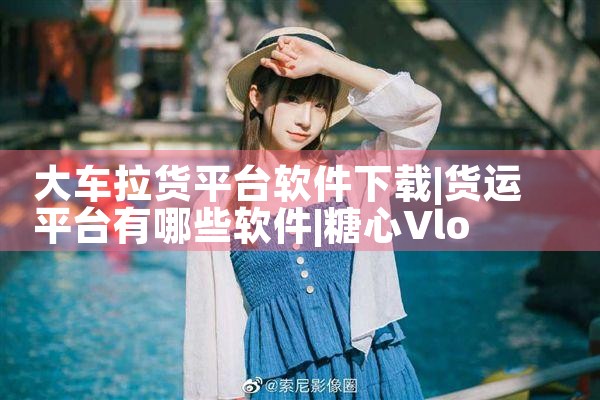 大车拉货平台软件下载|糖心Vlog
