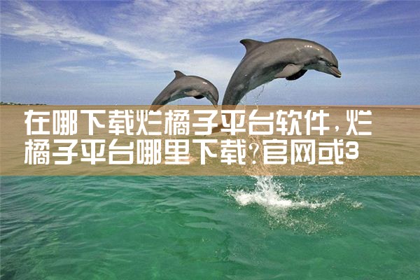 在哪下载烂橘子平台软件|MR好色